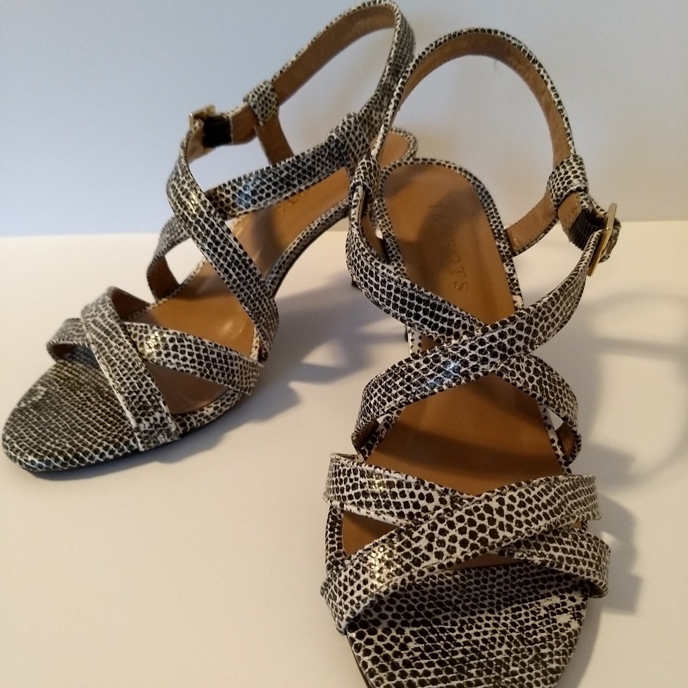 Talbots Women's Leather "Snake Skin" Shoes